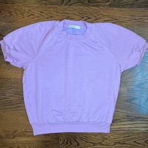 Stateside Short Sleeve Sweatshirt Size Small